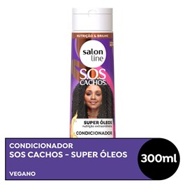 Condicionador Salon Line S.O.S Cachos 300 ml Super Óleos