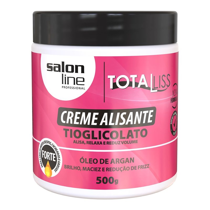 Creme Alisante Salon Line Totaliss 500 gr Forte
