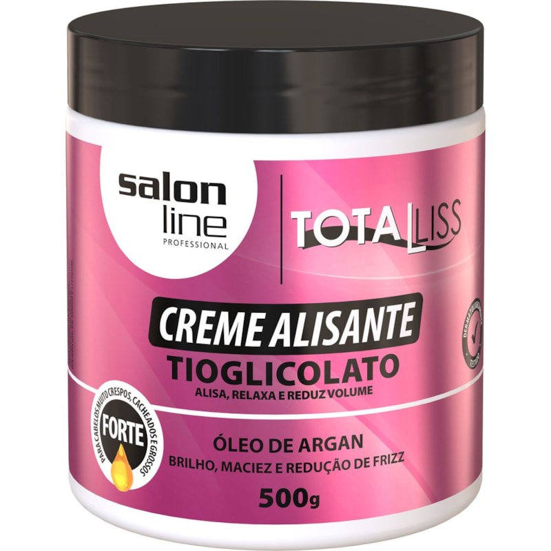 Creme Alisante Salon Line Totaliss 500 gr Forte