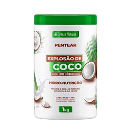 Creme de Pentear Beleza Natural 1 Kg Explosão de Coco