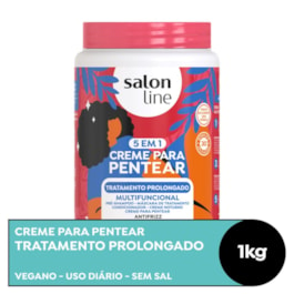 Creme de Pentear Salon Line 1 kg 5 em 1 Tratamento Prolongado