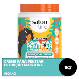 Creme de Pentear Salon Line 1 kg Definição Nutritiva