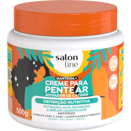 Creme de Pentear Salon Line 500 gr Definição Nutritiva