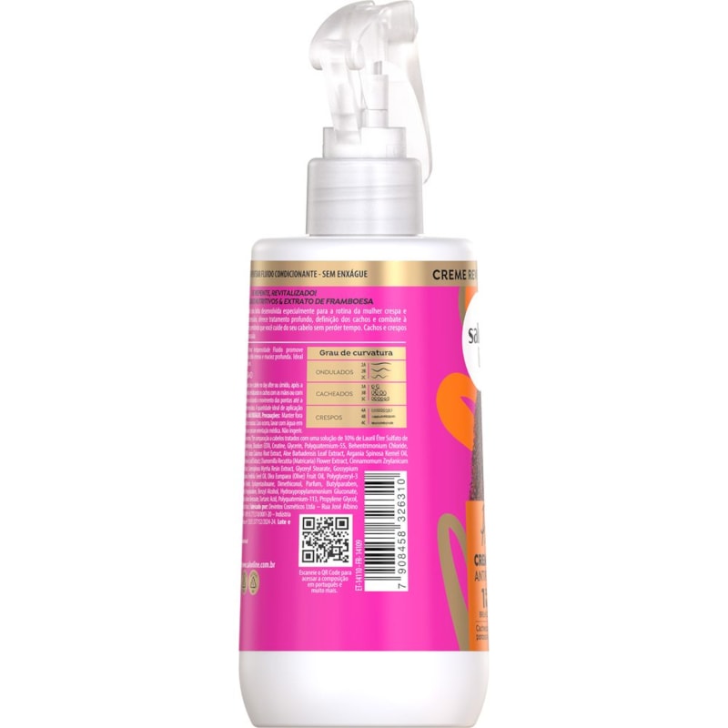 Creme de Pentear Salon Line S.O.S Cachos De Repente Pronta! 300 ml