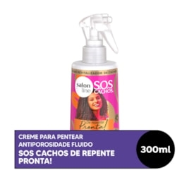 Creme de Pentear Salon Line S.O.S Cachos De Repente Pronta! 300 ml