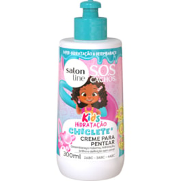 Creme de Pentear Salon Line S.O.S Cachos Kids 300 ml Chiclete