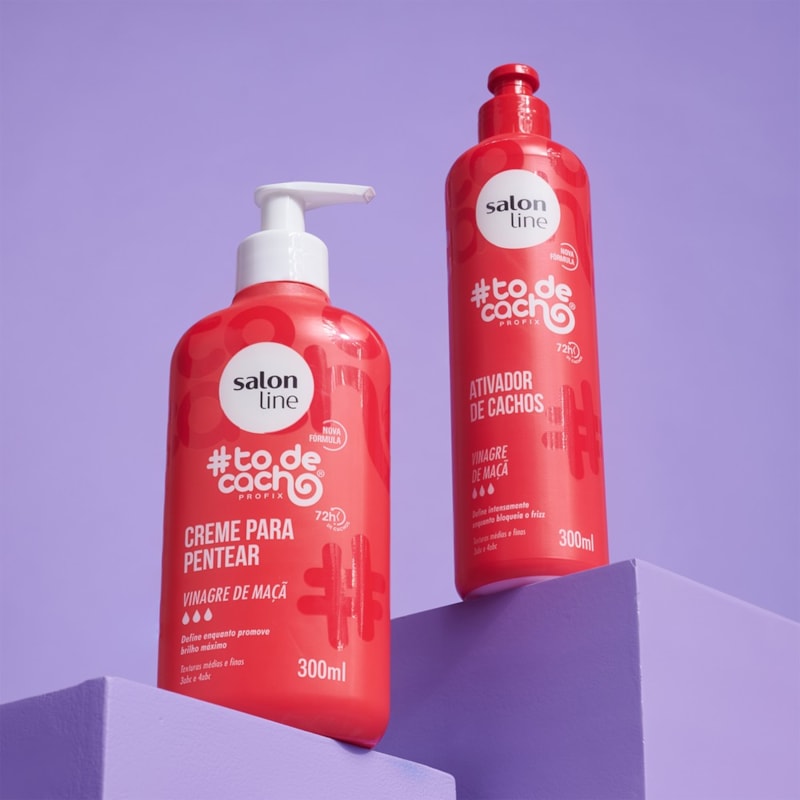 Creme de Pentear Salon Line #tôdecacho 300 ml Vinagre de Maçã