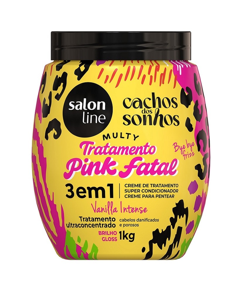 Creme de Tratamento 3 em 1 Multy Salon Line Cachos dos Sonhos 1 Kg