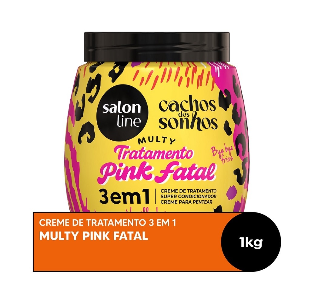 Creme de Tratamento 3 em 1 Multy Salon Line Cachos dos Sonhos 1 Kg