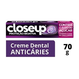 Creme Dental Closeup Proteção Bioativa Contra o Ácido do Açúcar 70g
