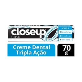 Creme Dental Closeup Triple 70 gr Hortelã