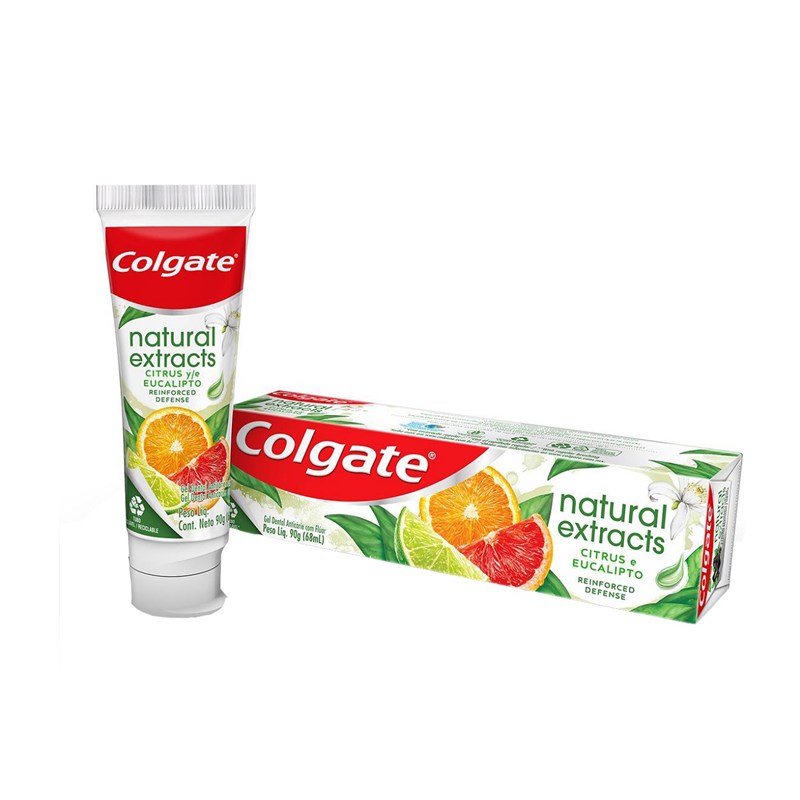 Creme Dental Colgate Natural Extracts 90 gr Citrus e Eucalipto