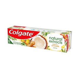 Creme Dental Colgate Natural Extracts 90 gr Coco e Gengibre