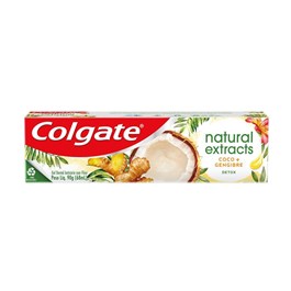 Creme Dental Colgate Natural Extracts 90 gr Coco e Gengibre