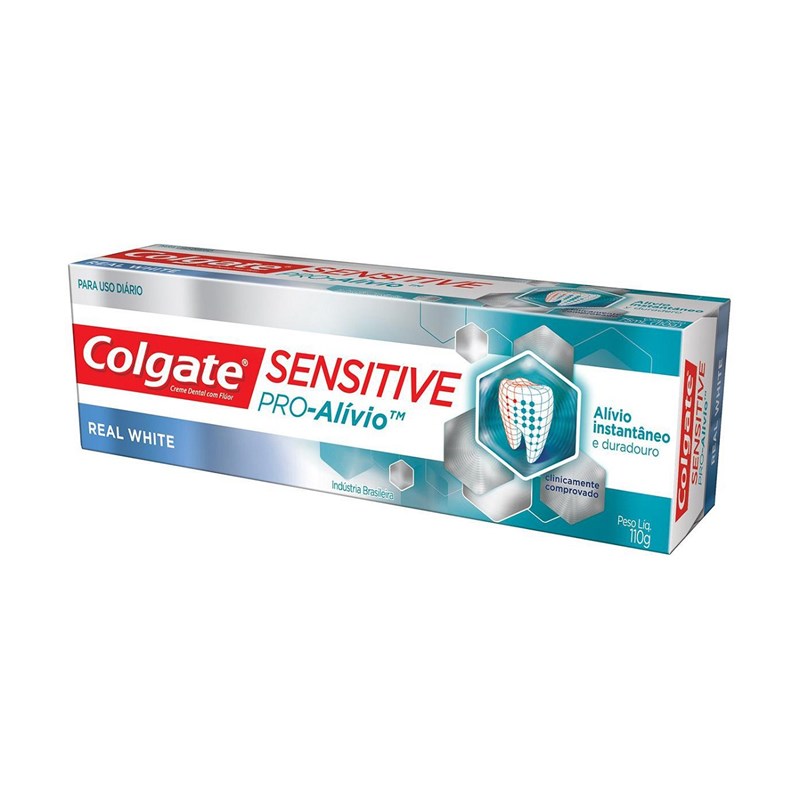 Creme Dental Colgate Sensitive Pro-Alívio 110 gr Real White