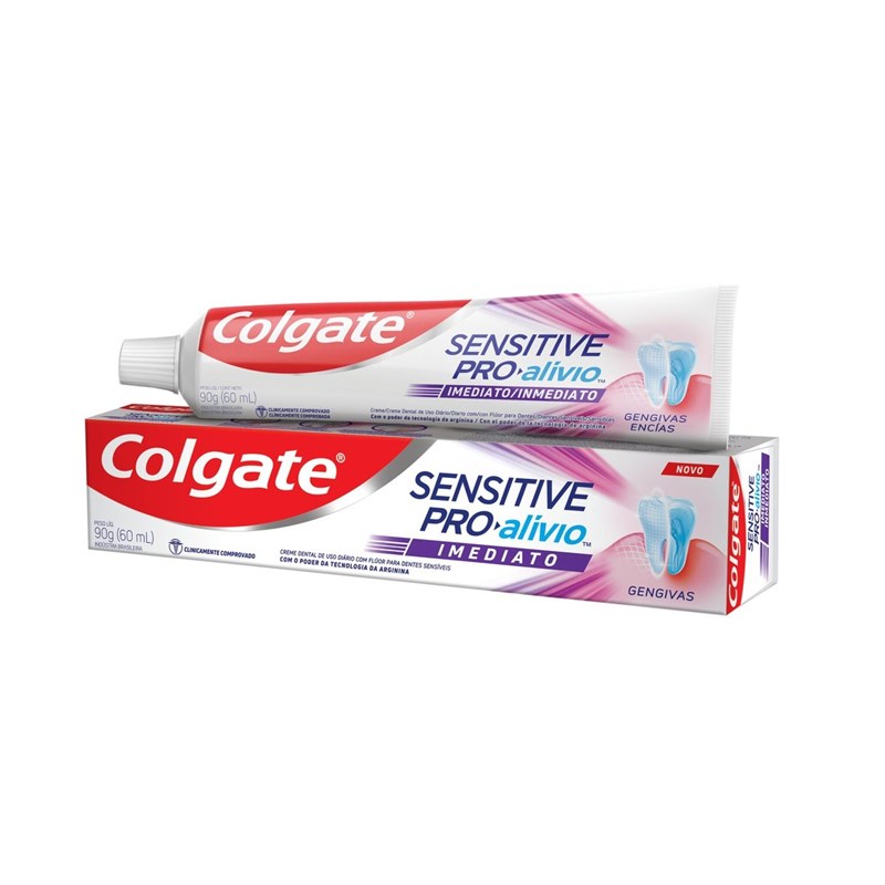 Creme Dental Colgate Sensitive Pro-Alívio Imediato 90 gr Gengivas