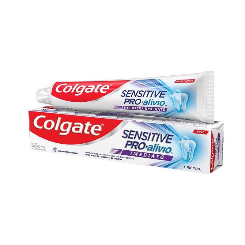 Creme Dental Colgate Sensitive Pro-Alívio Imediato 90 gr Original