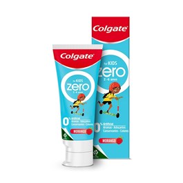 Creme Dental Colgate Zero Kids 70 gr Morango