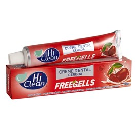 Creme Dental Hi Clean Freegells 90 gr Cereja