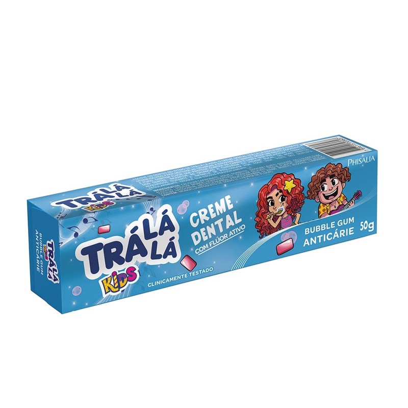 Creme Dental Trá Lá Lá Kids 50 gr Bubble Gum