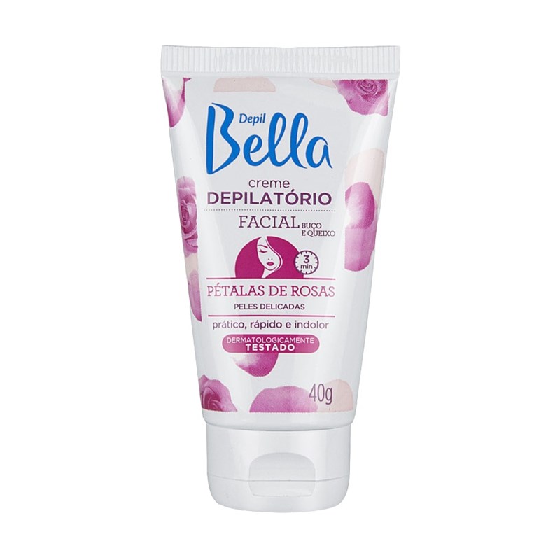 Creme Depilatório Facial Depil Bella 40 gr Pétalas de Rosas