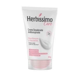 Creme Desodorante Herbissímo Care Bisnaga 55 gr Rosa Mosqueta e Niacinamida