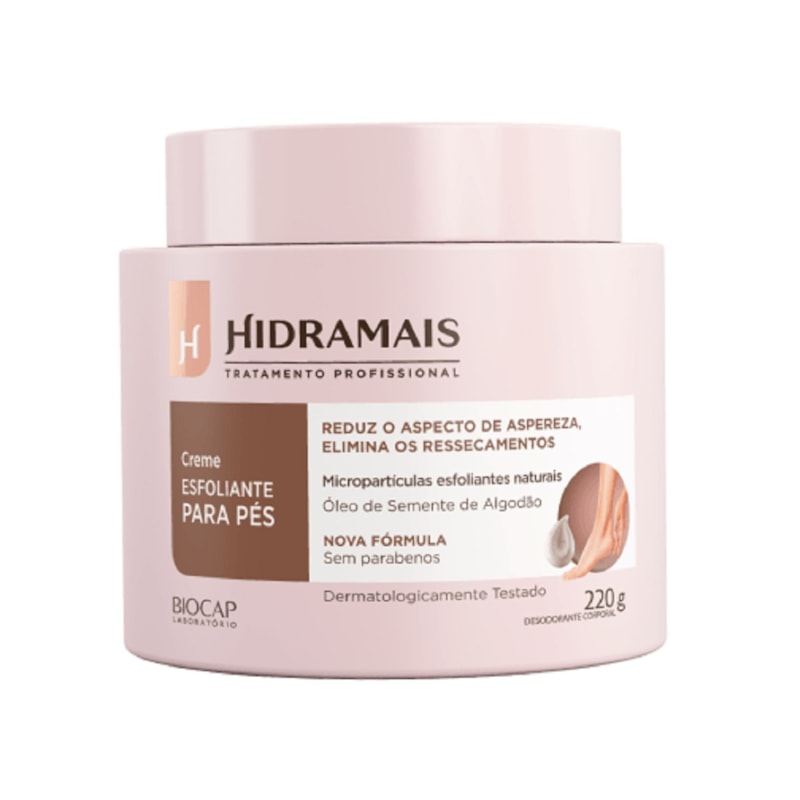 Creme Esfoliante Para Pés Hidramais 220 gr