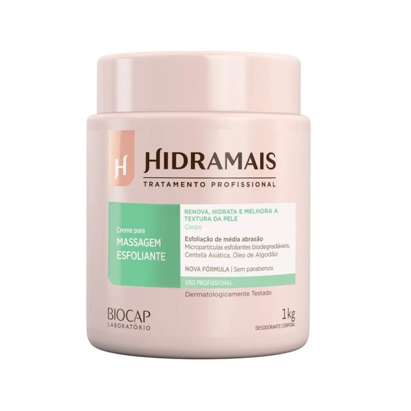 Creme Massagem Hidramais 1 Kg Esfoliante