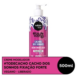 Creme Modelador Salon Line #todecacho Cachos dos Sonhos 500 ml Fixação Forte
