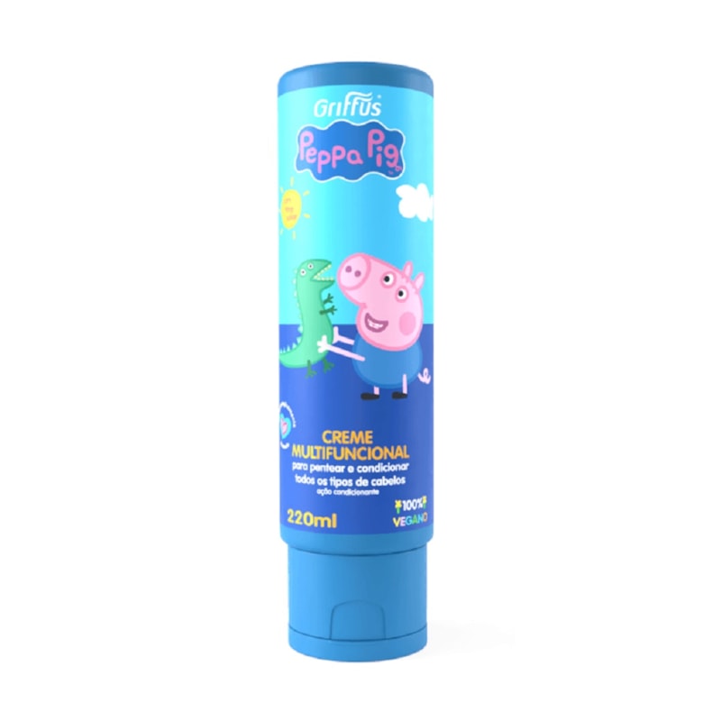 Creme Multifuncional Griffus 220 ml Peppa Pig Azul