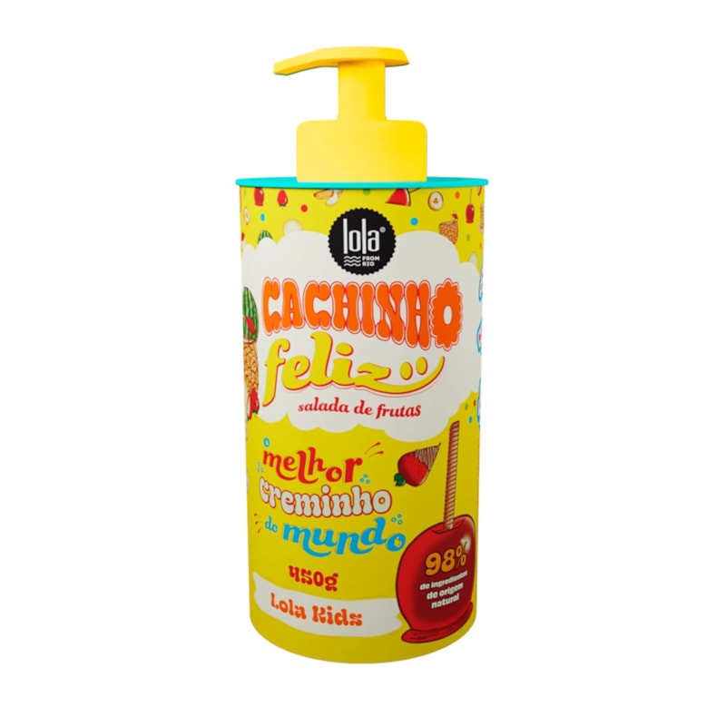 Creme para Pentear Lola Kids Cachinho Feliz 450 gr Salada de Frutas