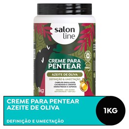 Creme para Pentear Salon Line 1 kg Azeite de Oliva