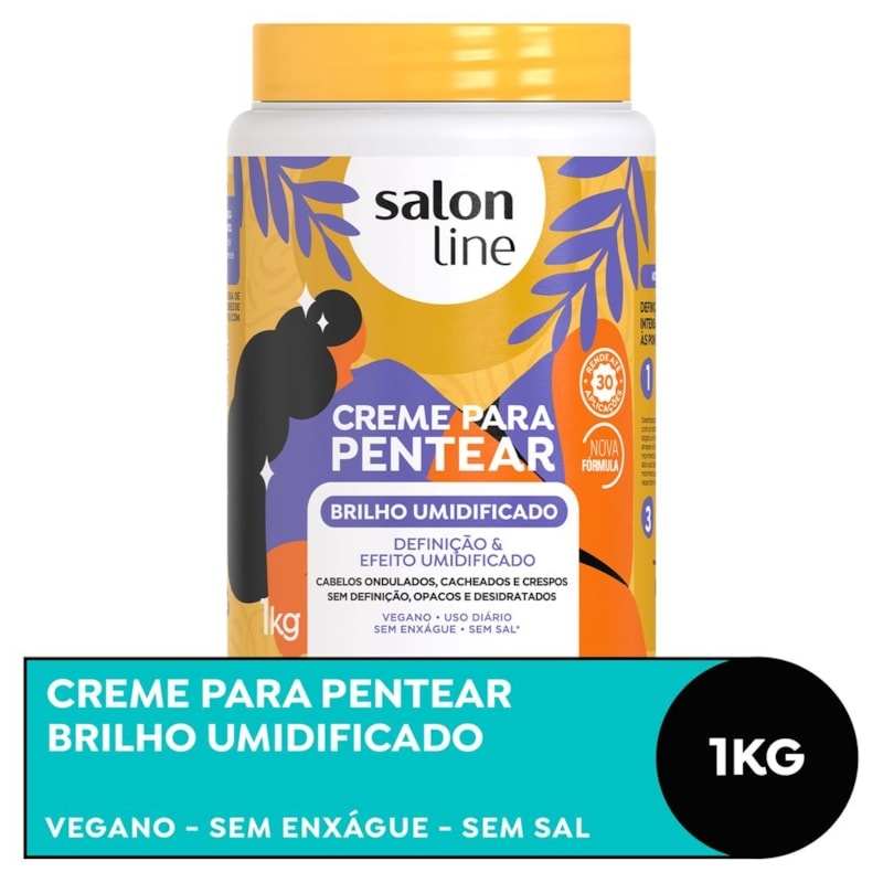 Creme Para Pentear Salon Line 1 Kg Brilho Umidificado Lojaslivia Creme Para Pentear Salon Line 1 Kg Brilho Umidificado Lojaslivia