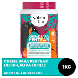 Creme para Pentear Salon Line 1 kg Definição Antifrizz