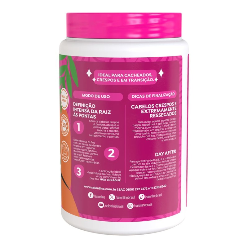 Creme para Pentear Salon Line  1 kg Definição Intensa