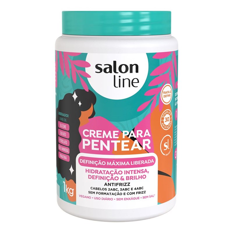Creme para Pentear Salon Line 1 kg  Definição Máxima