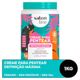 Creme para Pentear Salon Line 1 kg  Definição Máxima