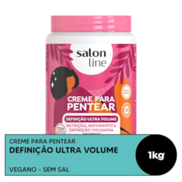 Creme para Pentear Salon Line 1 Kg Definição Ultra Volume