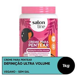 Creme para Pentear Salon Line 1 Kg Definição Ultra Volume