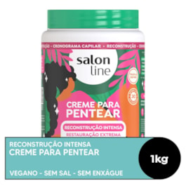 Creme para Pentear Salon Line 1 kg Reconstrução Intensa