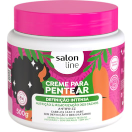 Creme para Pentear Salon Line 500 gr Definição Intensa