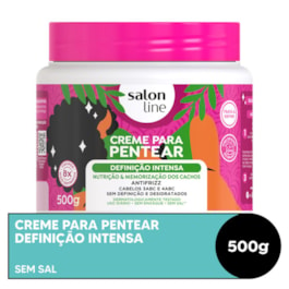 Creme para Pentear Salon Line 500 gr Definição Intensa