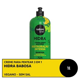 Creme para Pentear Salon Line Hidra 1 litro Babosa
