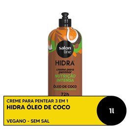 Creme para Pentear Salon Line Hidra 1 Litro  Coco