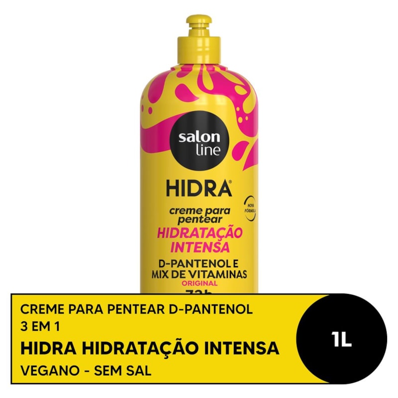 Creme para Pentear Salon Line Hidra 1 Litro Hidratação Intensa