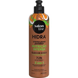 Creme para Pentear Salon Line Hidra 3 em 1 300 ml Óleo de Coco