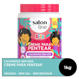 Creme Para Pentear Salon Line Kids 1 Kg Cachinhos Sem Nós