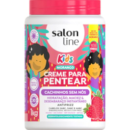 Creme Para Pentear Salon Line Kids 1 Kg Cachinhos Sem Nós