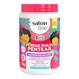 Creme Para Pentear Salon Line Kids 1 Kg Cachinhos Sem Nós