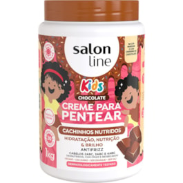 Creme para Pentear Salon Line Kids 1 kg Chocolate